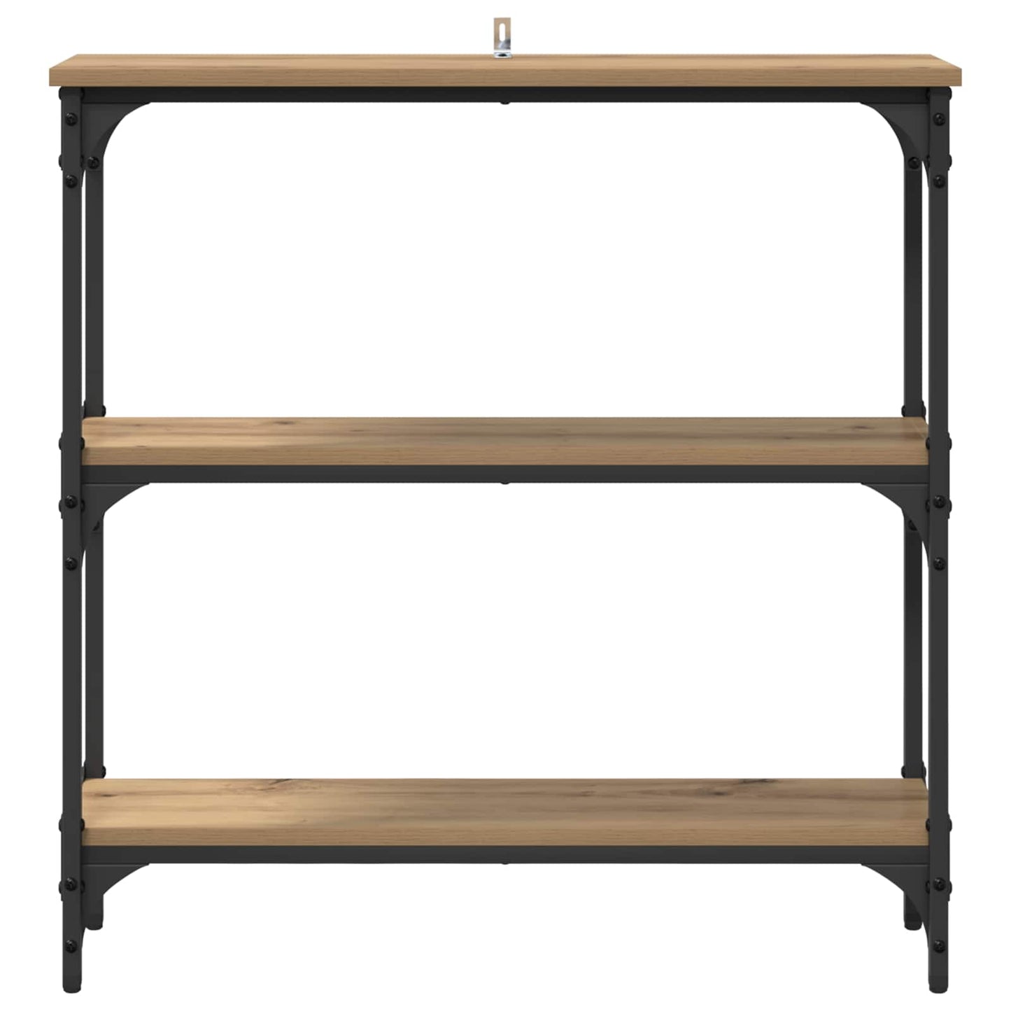 Tavolo consolle Rovere artigianale 75 x 22,5 x 75 cm | homemem39
