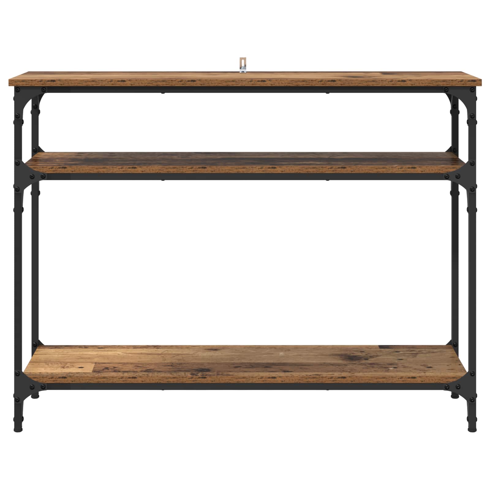 Tavolo consolle con lo scaffale Legno vecchio 100 x 29 x 75 cm | homemem39