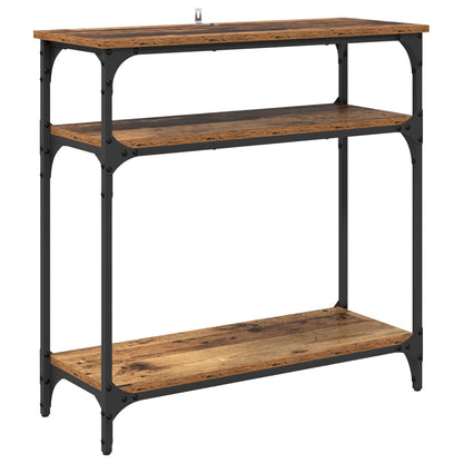 Tavolo consolle Legno vecchio 75 x 29 x 75 cm Legno multistrato | homemem39