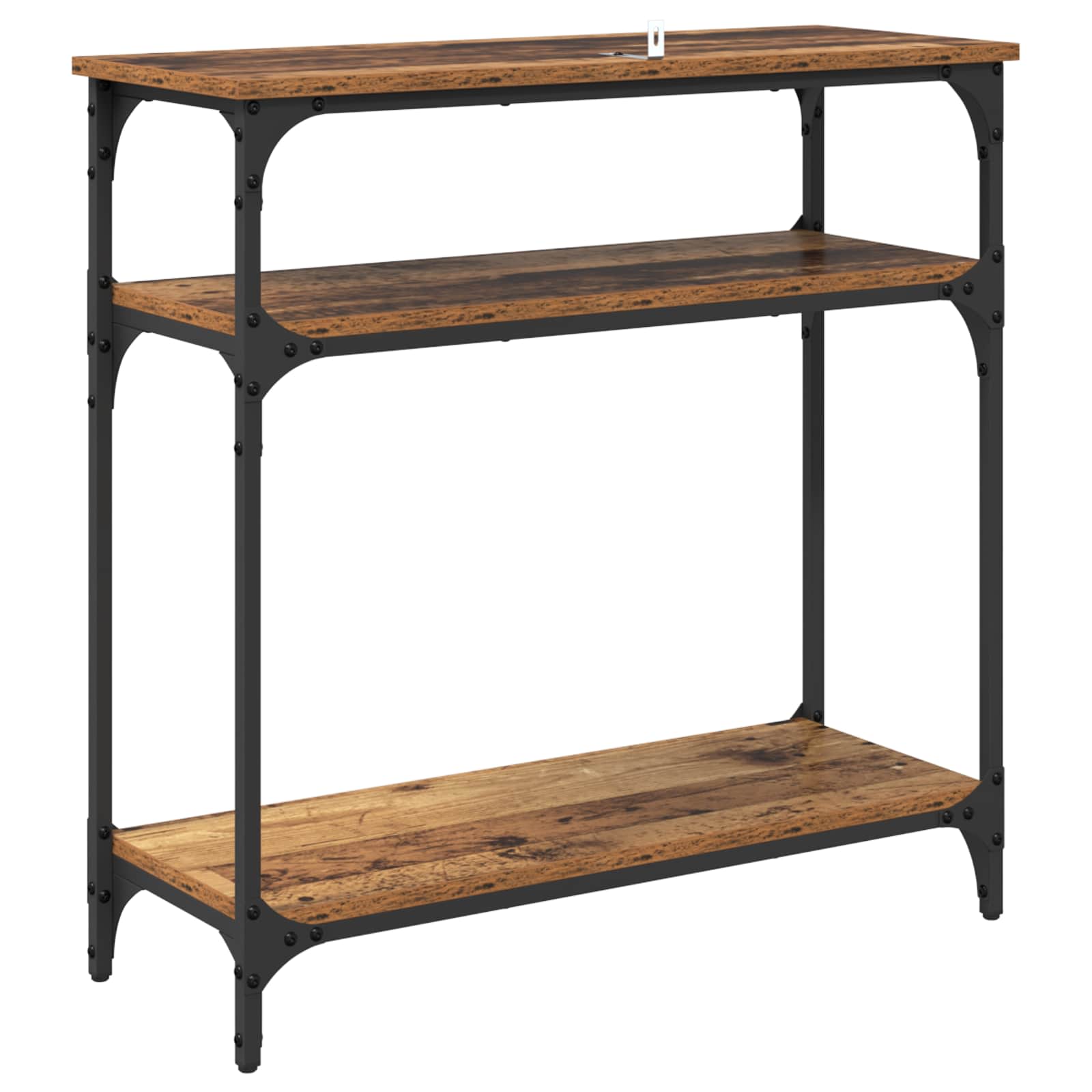 Tavolo consolle Legno vecchio 75 x 29 x 75 cm Legno multistrato | homemem39