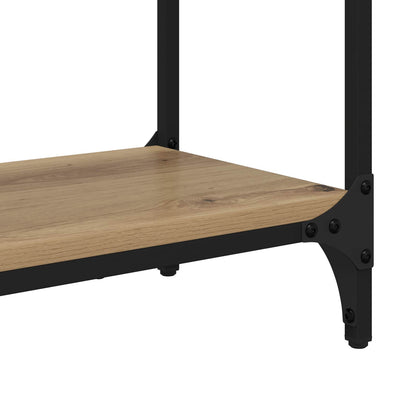 Tavolo consolle Rovere artigianale 75 x 29 x 75 cm | homemem39