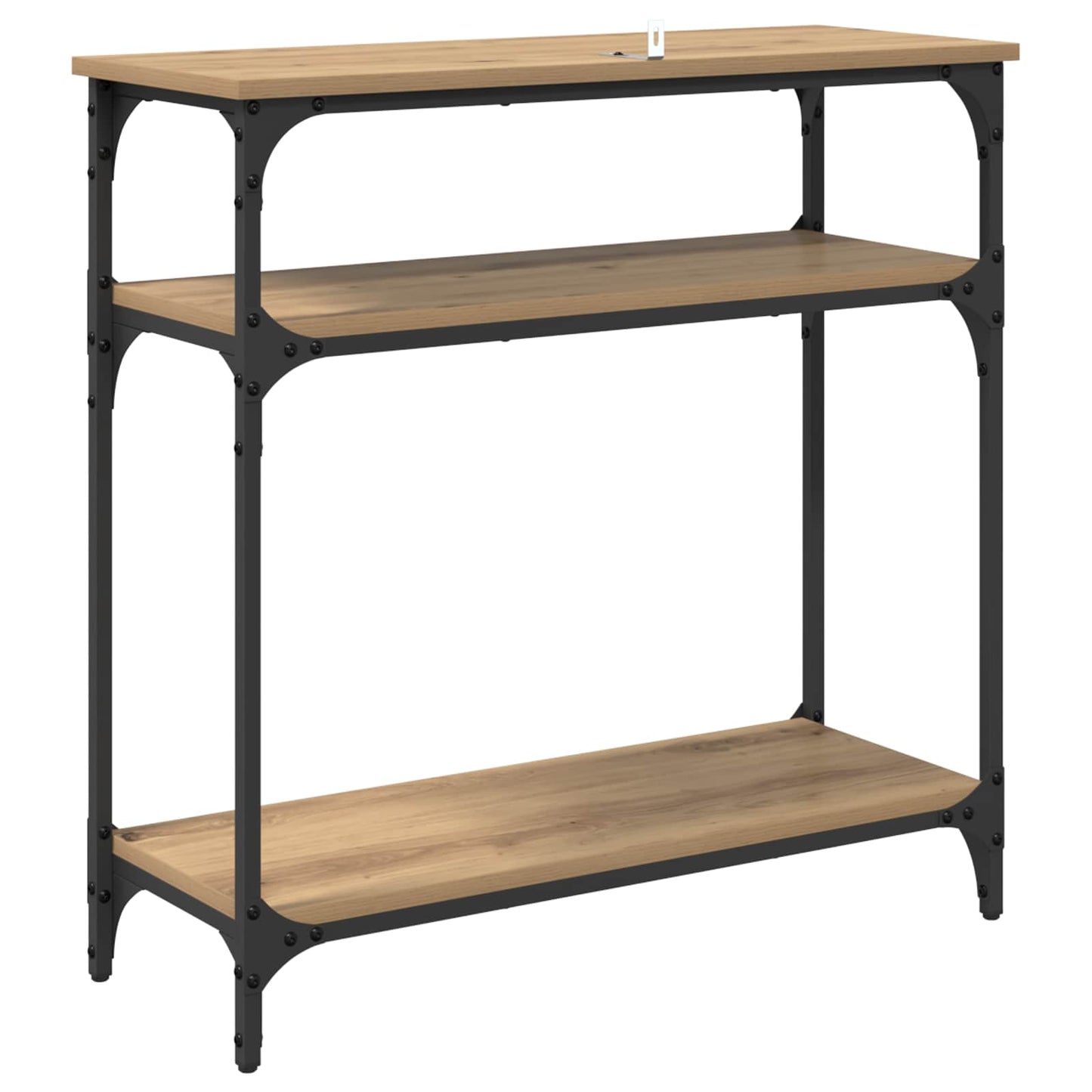 Tavolo consolle Rovere artigianale 75 x 29 x 75 cm | homemem39
