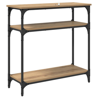 Tavolo consolle Rovere artigianale 75 x 29 x 75 cm | homemem39