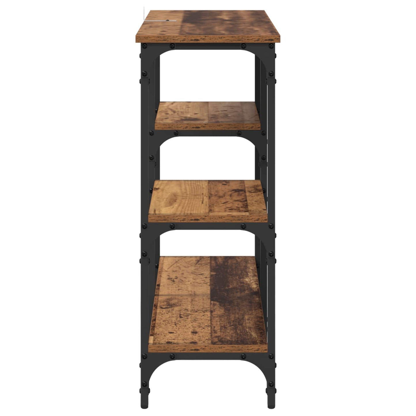Tavolo consolle Legno vecchio 80 x 29 x 75 cm Legno multistrato | homemem39