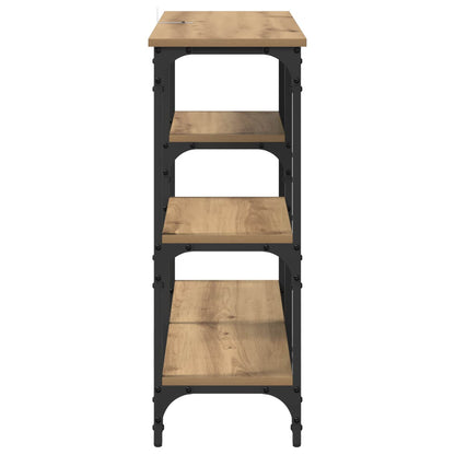 Tavolo consolle Rovere artigianale 80 x 29 x 75 cm