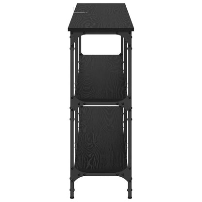 Tavolo consolle Rovere Nero 150 x 29 x 75 cm | homemem39