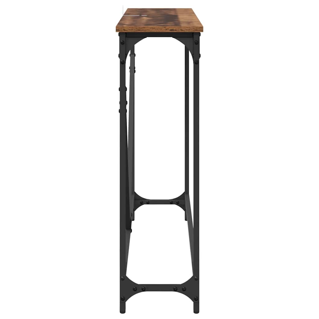 Tavolo consolle Legno vecchio 102 x 23 x 75 cm