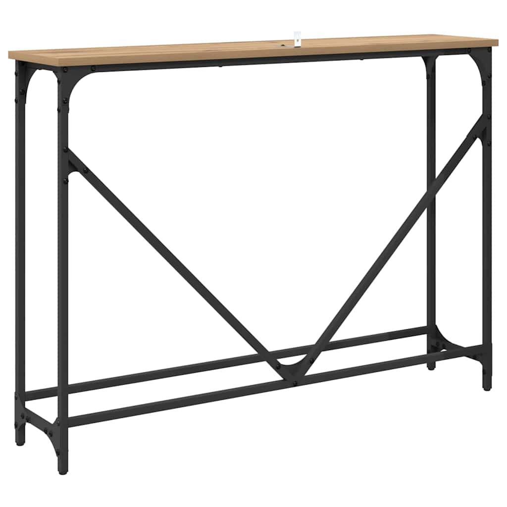 Tavolo consolle Rovere artigianale 102 x 23 x 75 cm