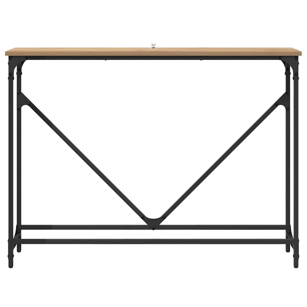 Tavolo consolle Rovere artigianale 102 x 23 x 75 cm