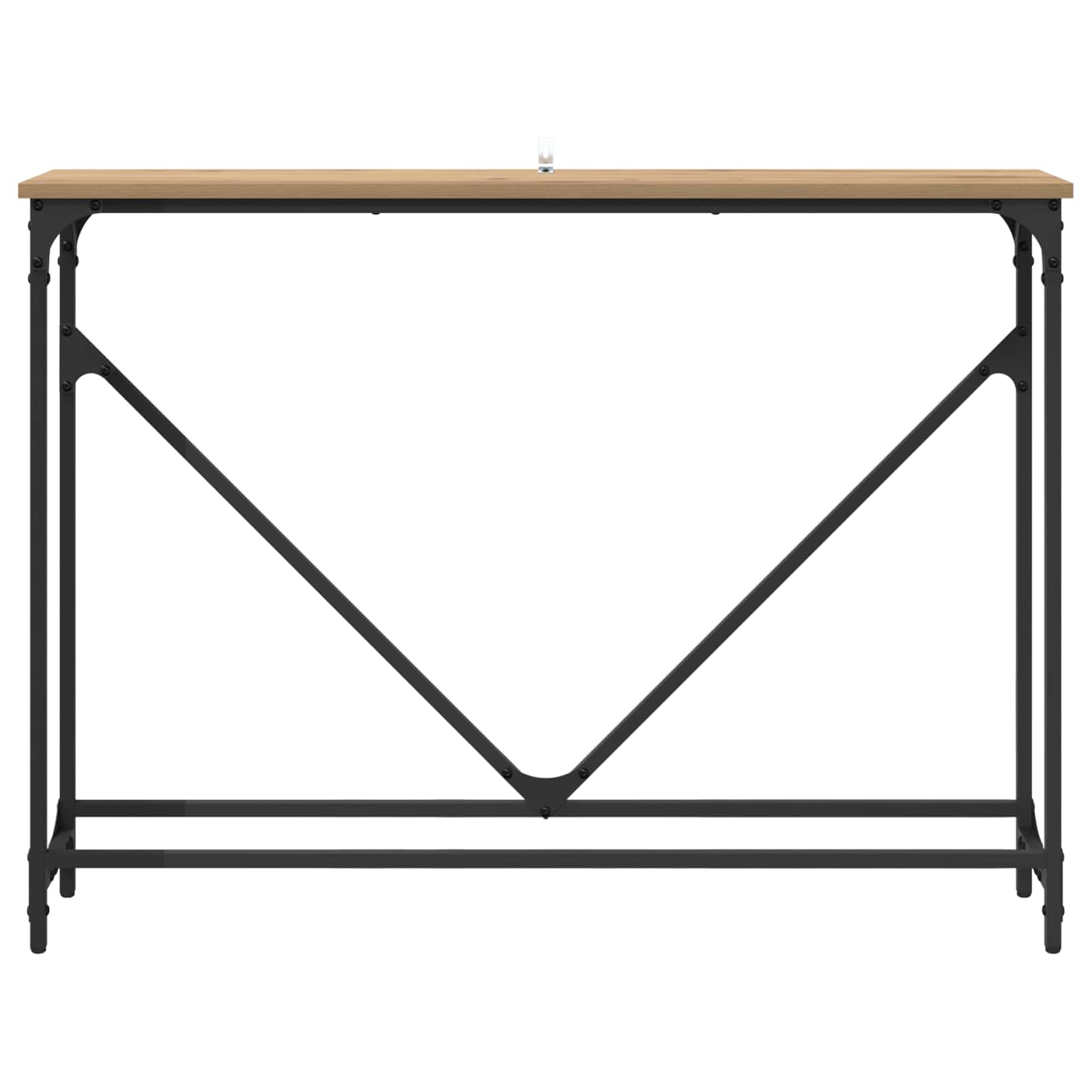 Tavolo consolle Rovere artigianale 102 x 23 x 75 cm | homemem39