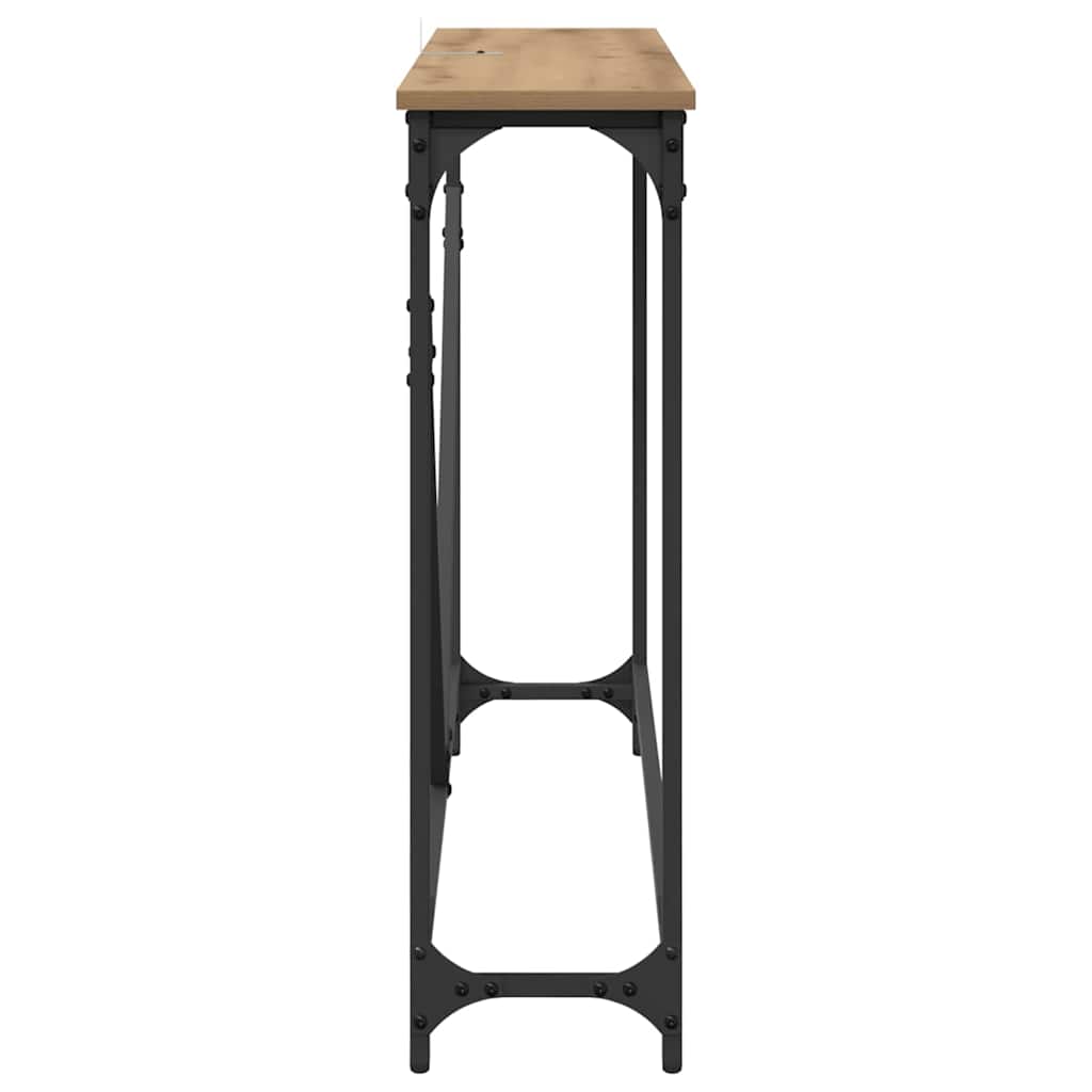 Tavolo consolle Rovere artigianale 102 x 23 x 75 cm