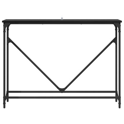 Tavolo consolle Rovere Nero 102 x 23 x 75 cm Legno multistrato | homemem39