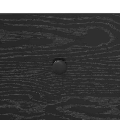 Tavolo consolle Rovere Nero 75 x 34,5 x 75 cm Legno multistrato | homemem39