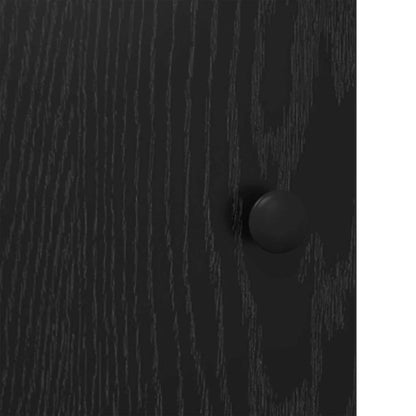 Credenza Rovere Nero 62 x 32 x 106,5 cm Legno multistrato
