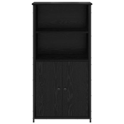 Credenza Rovere Nero 62 x 36 x 121,5 cm Legno multistrato