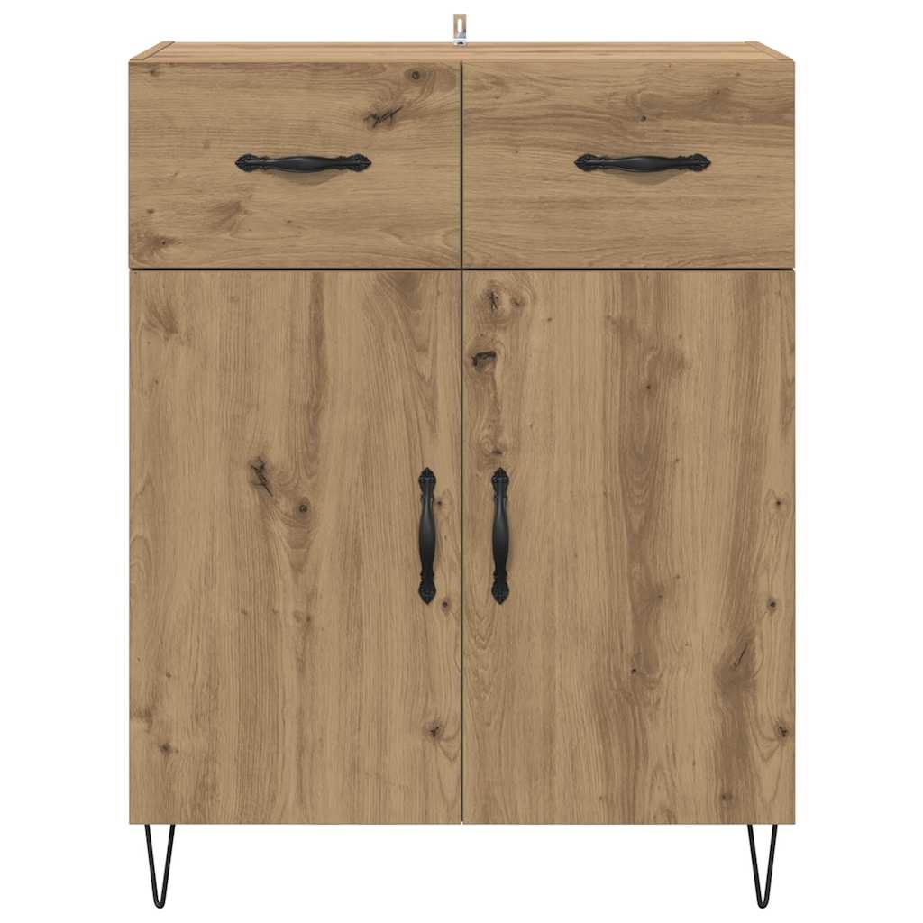 Credenza Rovere artigianale 69,5 x 34 x 90 cm Legno multistrato