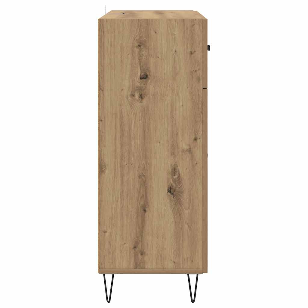 Credenza Rovere artigianale 69,5 x 34 x 90 cm Legno multistrato