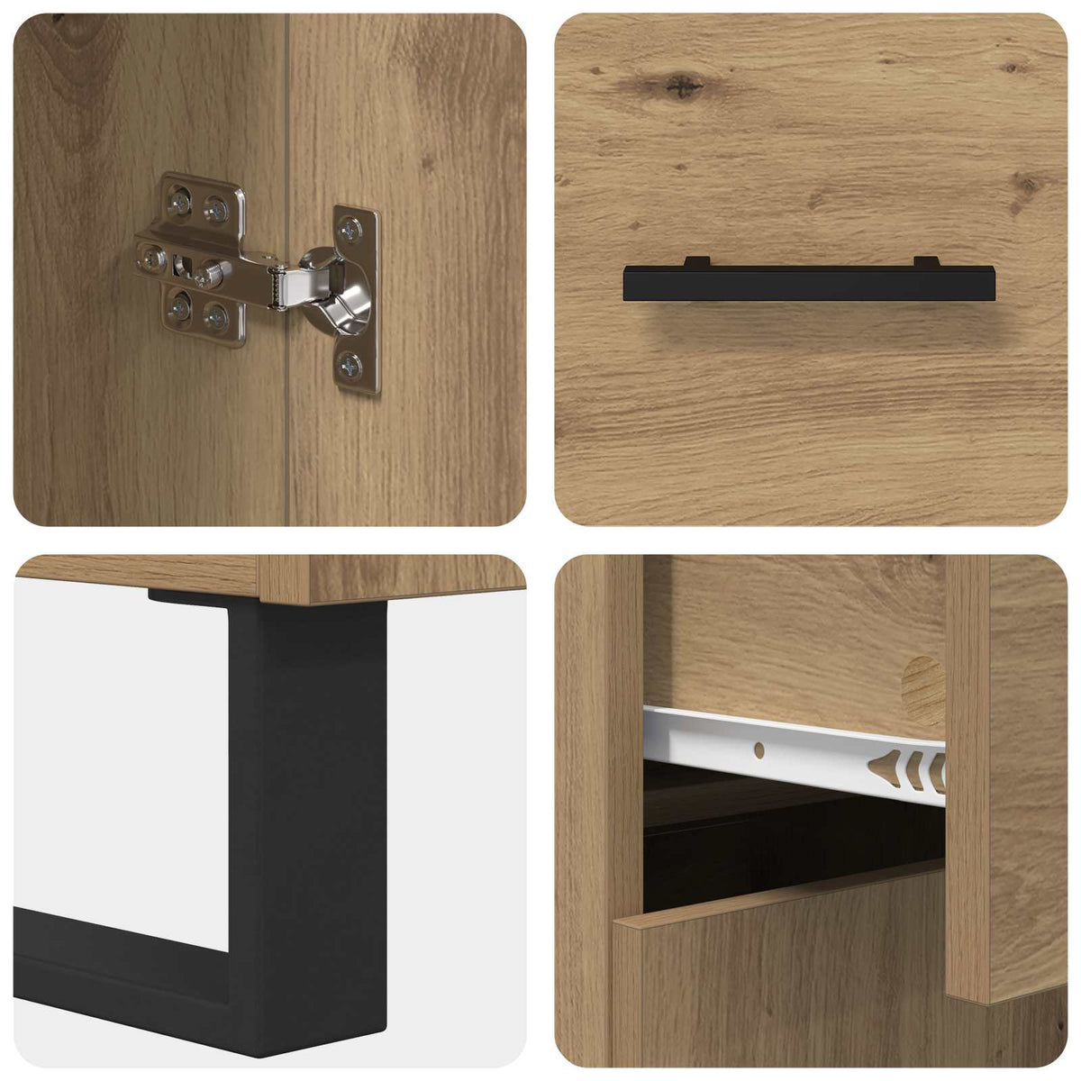 Credenza Rovere artigianale 69,5 x 34 x 90 cm | homemem39
