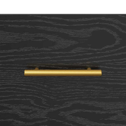 Mobile TV Rovere Nero 150 x 36 x 30 cm Legno multistrato