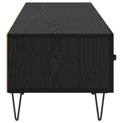 Mobile TV Rovere nero 150 x 36 x 30 cm Legno multistrato