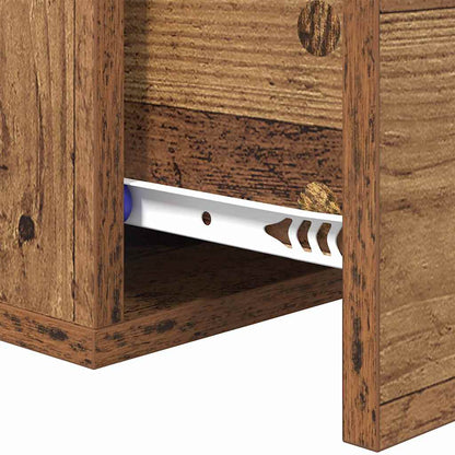 Mobiletto da comodino a parete Legno vecchio 35 x 35 x 20 cm | homemem39