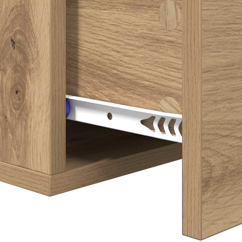 Mobiletto da comodino a parete Rovere artigianale | homemem39