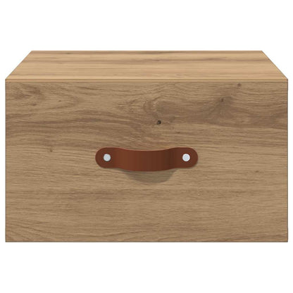 Mobiletto da comodino a parete Rovere artigianale | homemem39