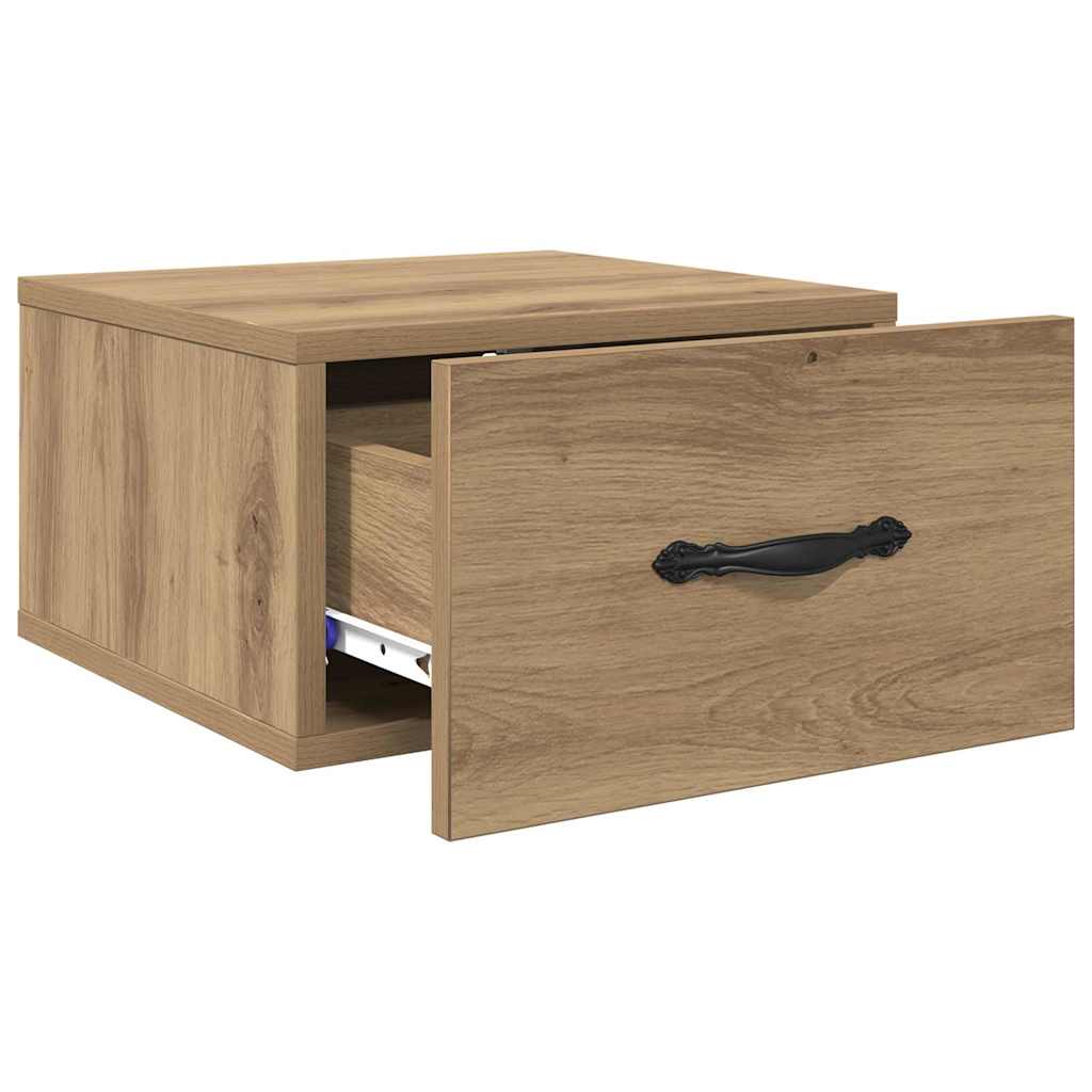Armadio da Notte rovere artigianale 35 x 35 x 20 cm | homemem39