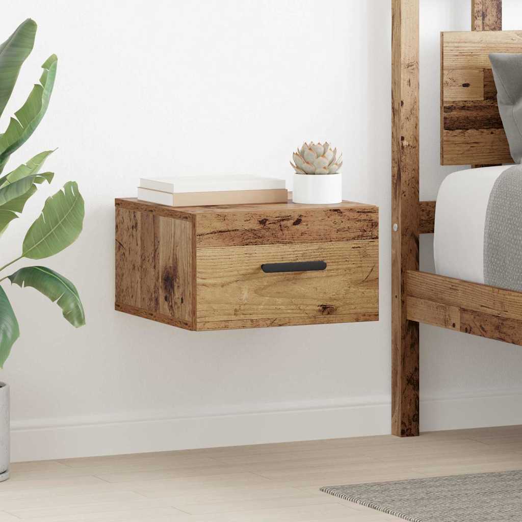 Armadio da Notte 2 pcs Legno vecchio 35 x 35 x 20 cm | homemem39
