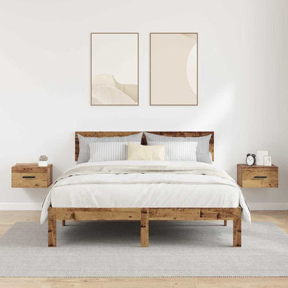 Armadio da Notte 2 pcs Legno vecchio 35 x 35 x 20 cm | homemem39