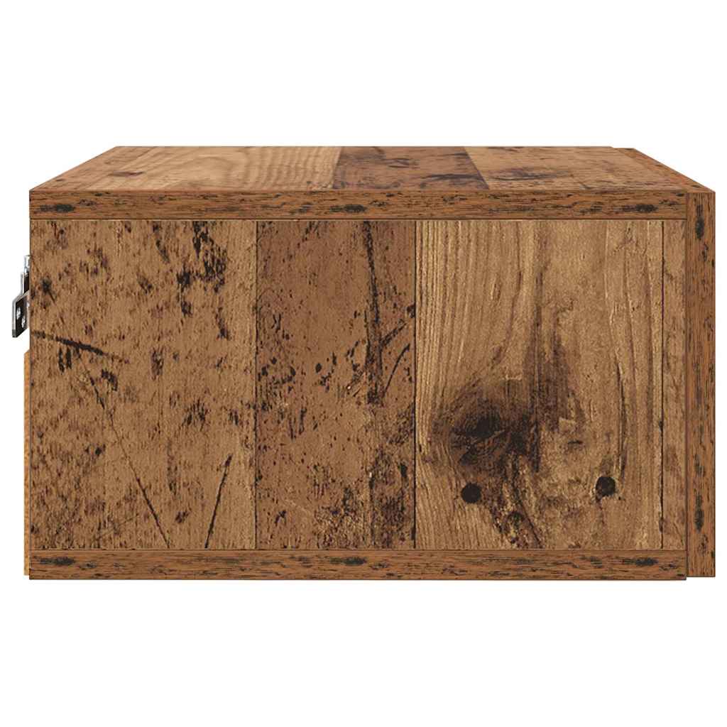 Armadio da Notte 2 pcs Legno vecchio 35 x 35 x 20 cm | homemem39