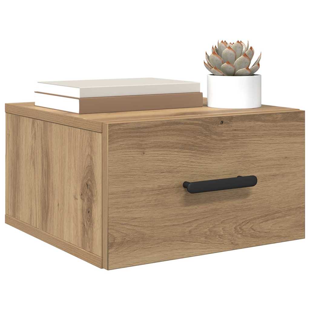 Armadio da Notte Rovere artigianale 35 x 35 x 20 cm | homemem39
