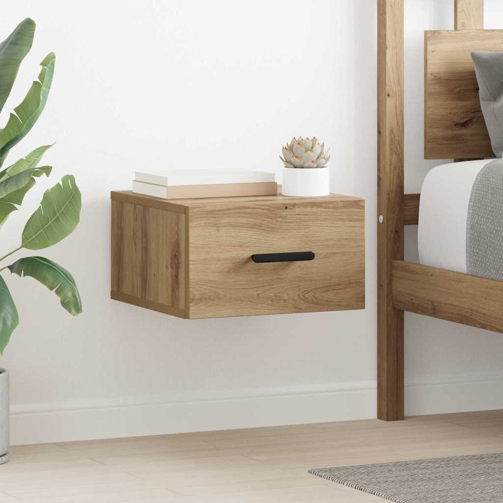 Armadio da Notte 2 pcs Rovere artigianale 35 x 35 x 20 cm | homemem39