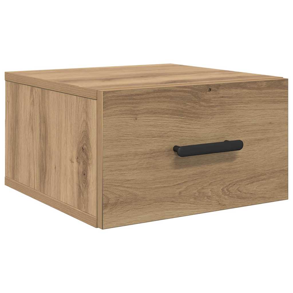 Armadio da Notte 2 pcs Rovere artigianale 35 x 35 x 20 cm | homemem39