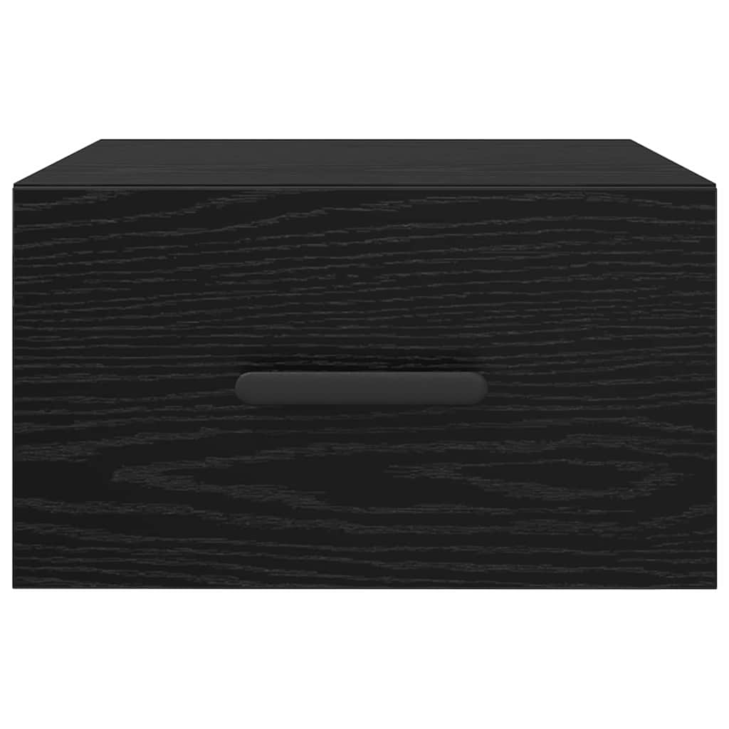 Armadio da Notte 2 pcs Rovere Nero 35 x 35 x 20 cm | homemem39