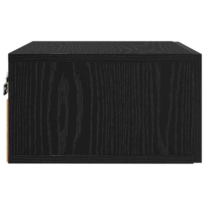 Armadio da Notte 2 pcs Rovere Nero 35 x 35 x 20 cm