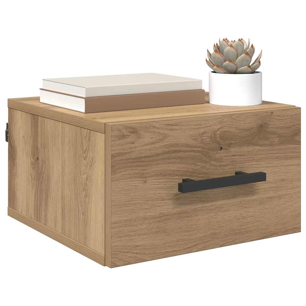 Armadio da Notte rovere artigianale 35 x 35 x 20 cm | homemem39