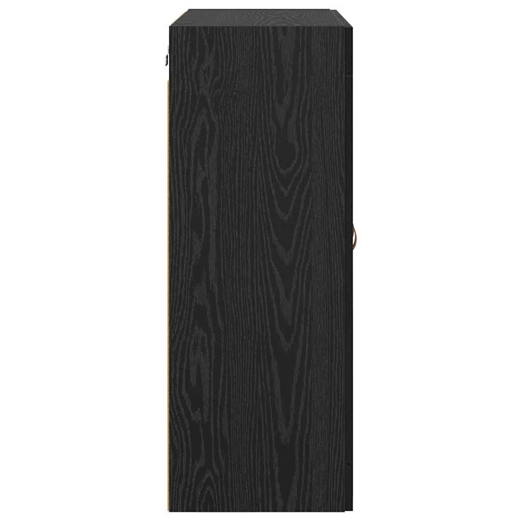 Pensile Rovere Nero 69,5 x 34 x 90 cm Legno multistrato