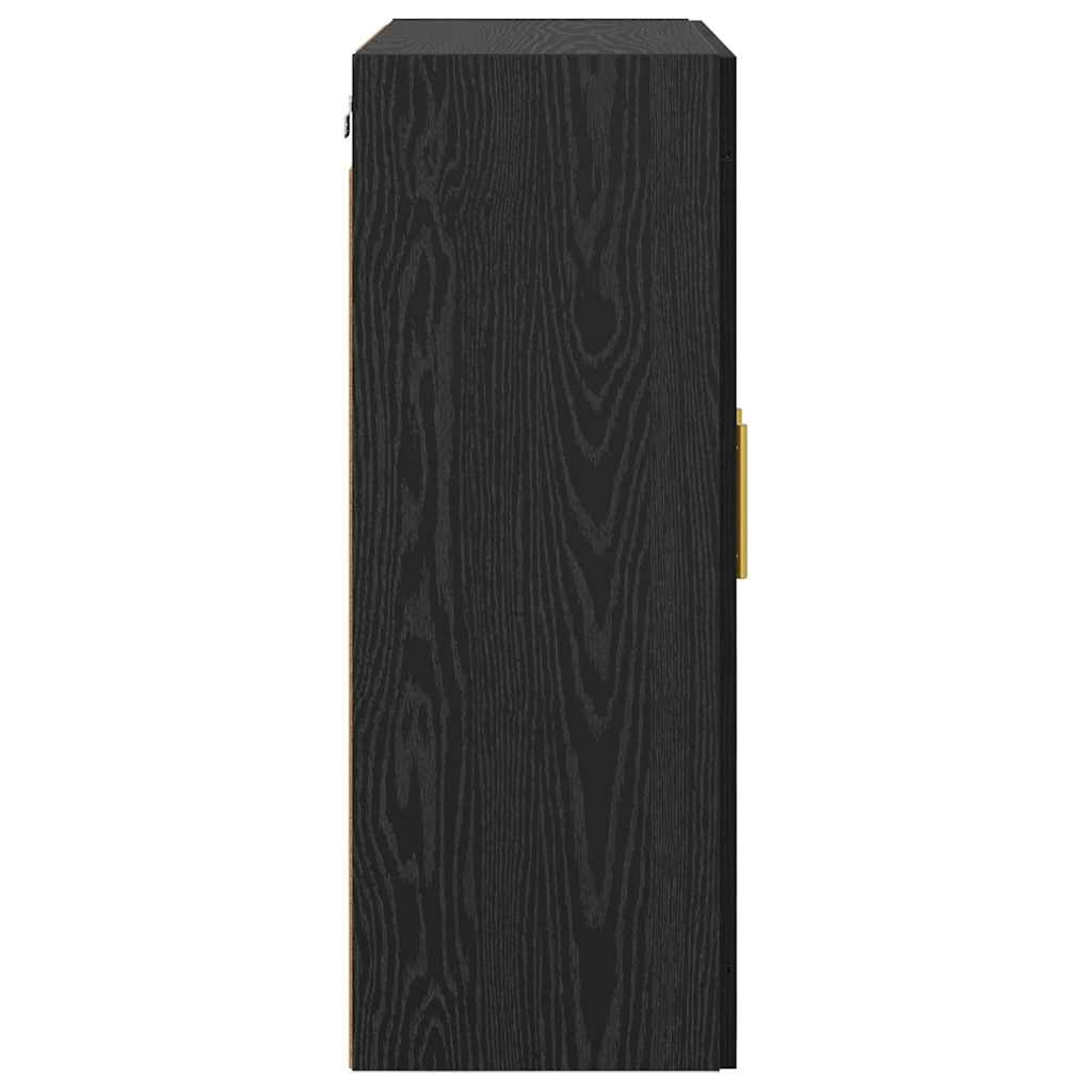 Pensile Rovere Nero 69,5 x 34 x 90 cm Legno multistrato
