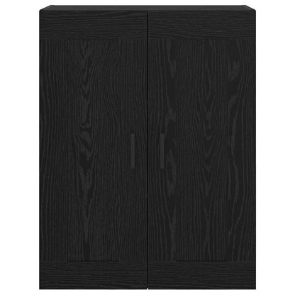 Pensile Rovere Nero 69,5 x 34 x 90 cm Legno multistrato