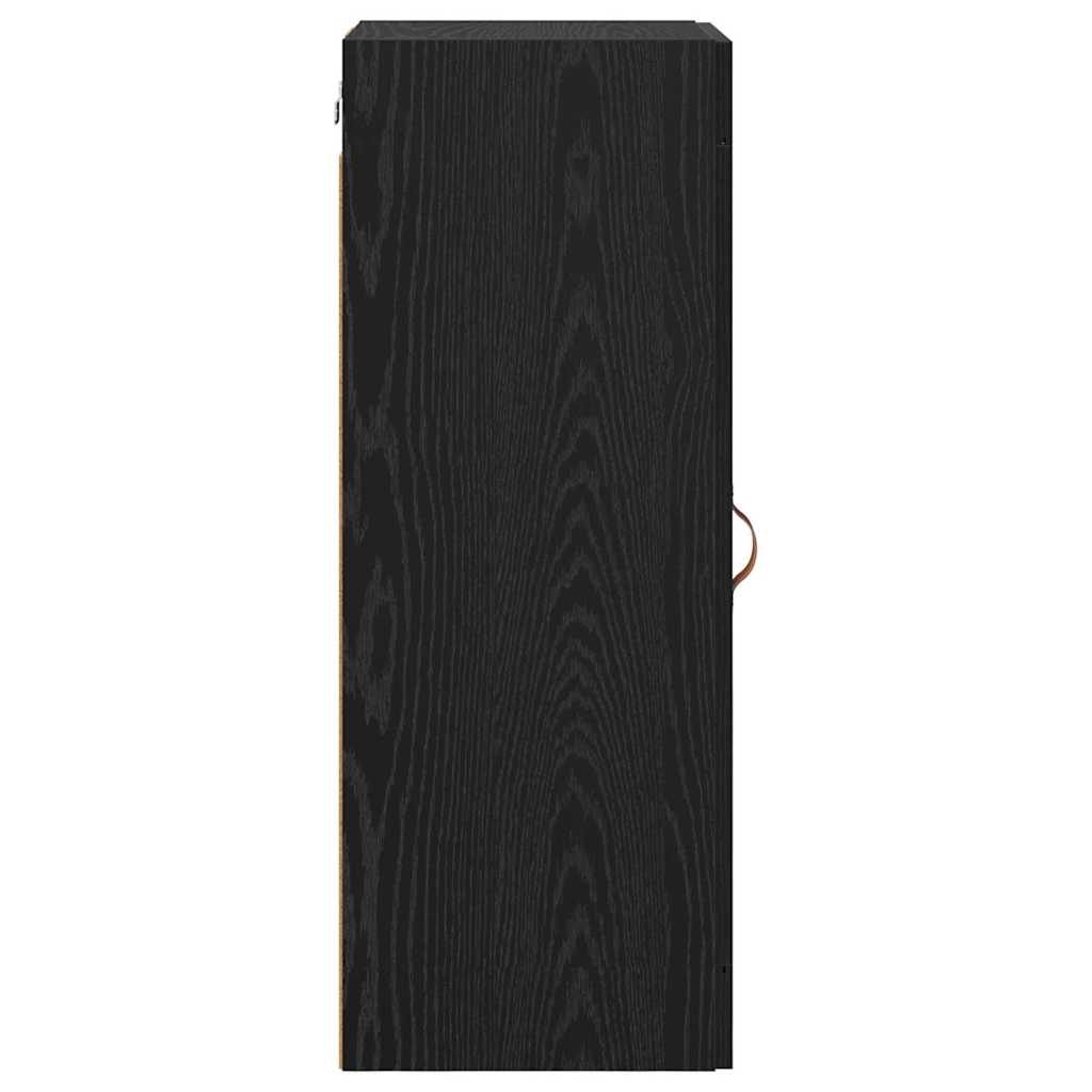 Pensile Rovere Nero 34,5 x 34 x 90 cm Legno multistrato