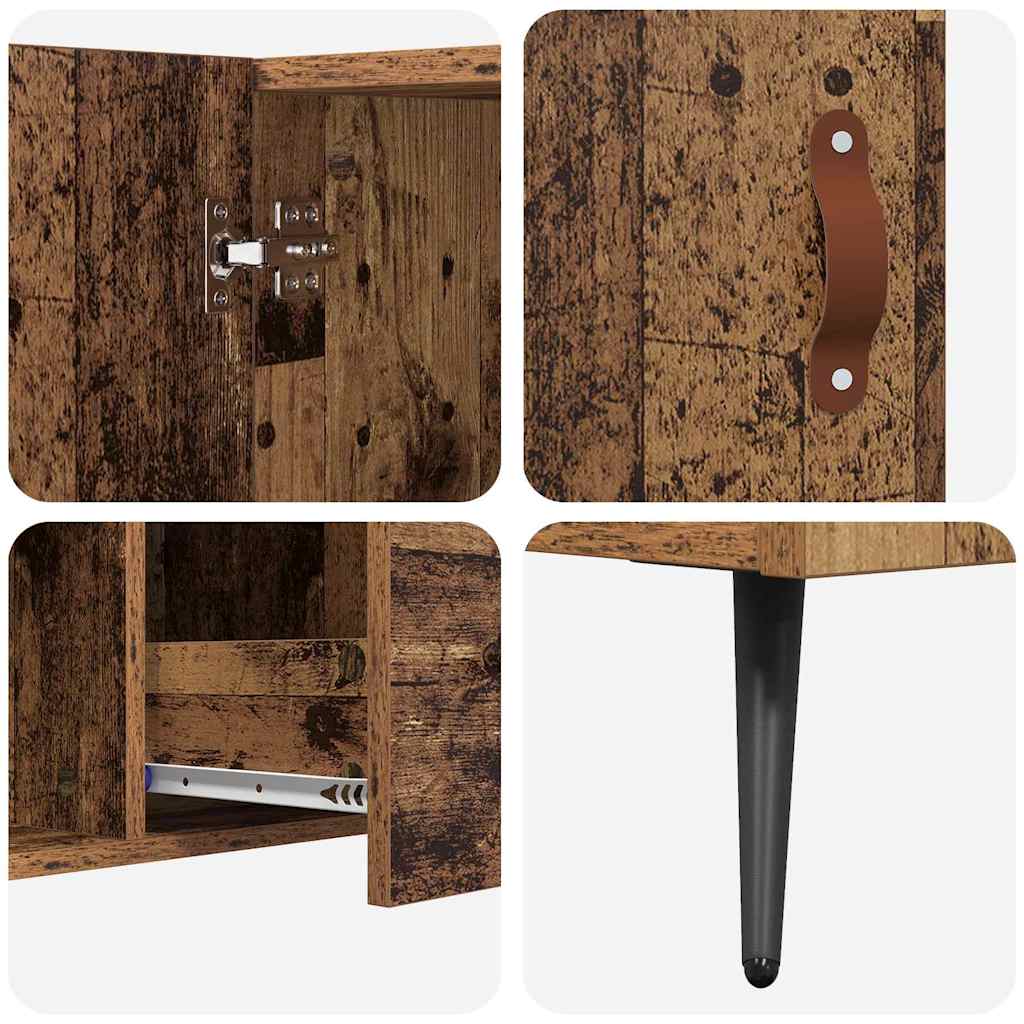 Credenza Legno vecchio 100 x 36 x 60 cm Legno multistrato