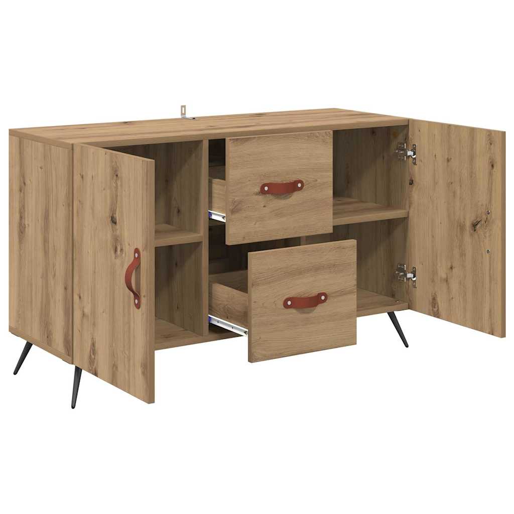 Credenza Rovere artigianale 100 x 36 x 60 cm Legno multistrato