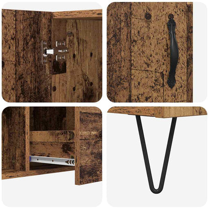 Credenza Legno vecchio 100 x 36 x 60 cm Legno multistrato