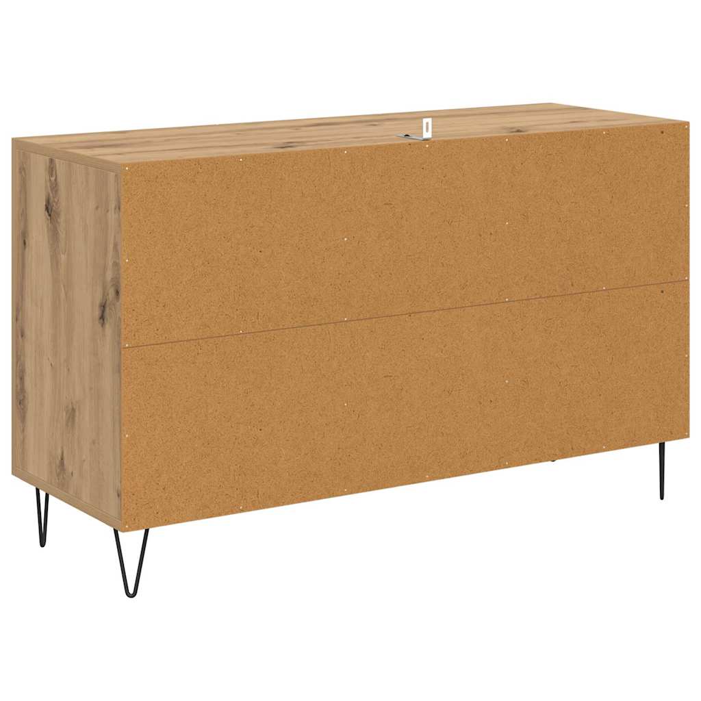 Credenza Rovere artigianale 100 x 36 x 60 cm Legno multistrato