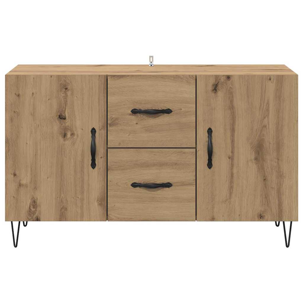 Credenza Rovere artigianale 100 x 36 x 60 cm Legno multistrato