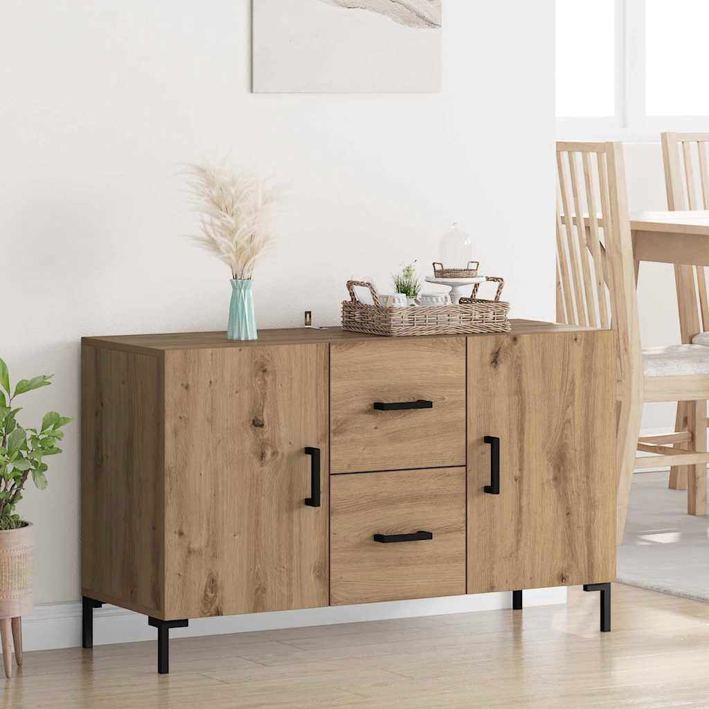 Credenza Rovere artigianale 100 x 36 x 60 cm Legno multistrato