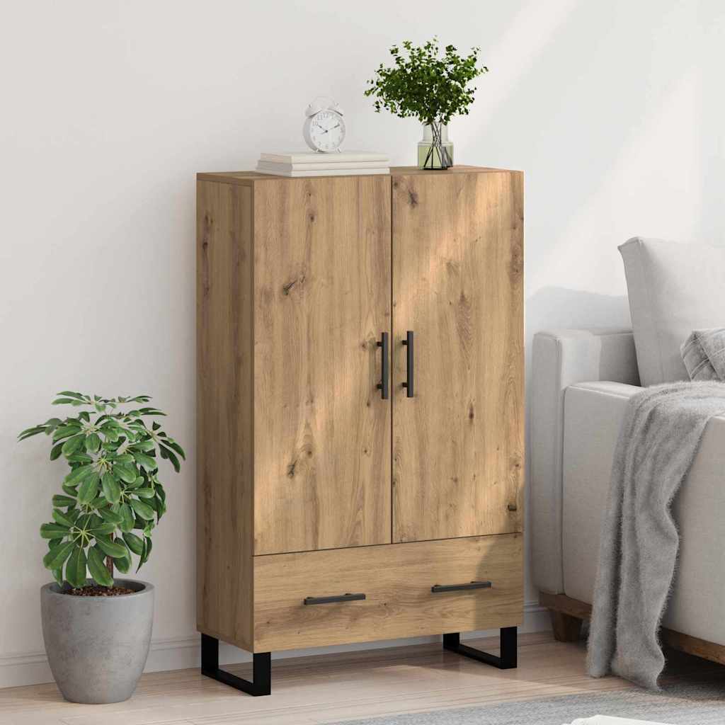 Credenza con cassetto Rovere artigianale 69,5 x 30 x 115 cm