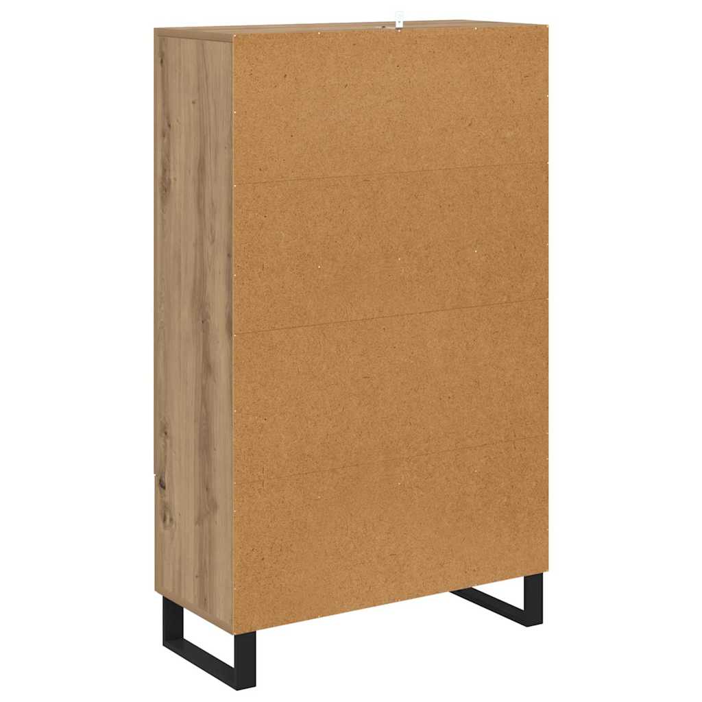Credenza con cassetto Rovere artigianale 69,5 x 30 x 115 cm