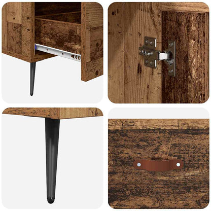 Credenza con cassetto Legno vecchio 69,5 x 31 x 115 cm